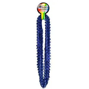 Blue Bead Beer Mug 33" Necklaces (12 per pack)