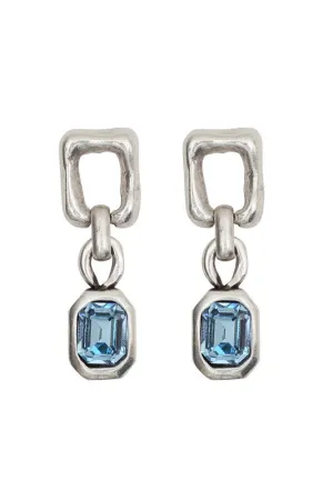 Blue Crystal Earrings