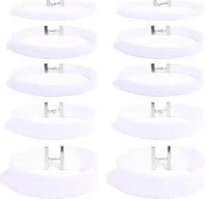 Bocar 10pcs 4 Size Velvet Choker Set Necklace for Women Classic Gothic Adjustable Choker Necklaces Collar Costume Jewelry