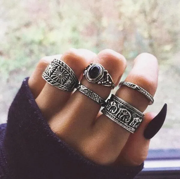 Boho Chic Tribal  Ring Sets