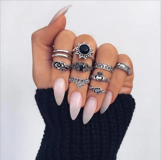Boho Chic Tribal  Ring Sets