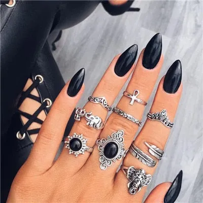 Boho Chic Tribal  Ring Sets