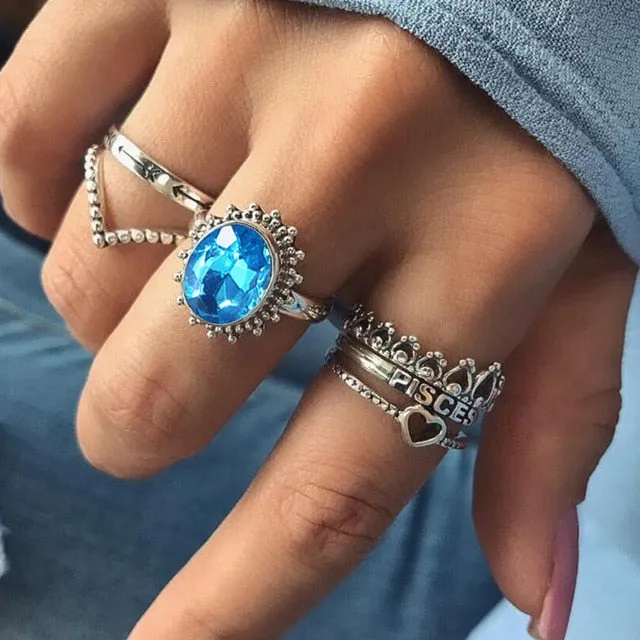 Boho Chic Tribal  Ring Sets