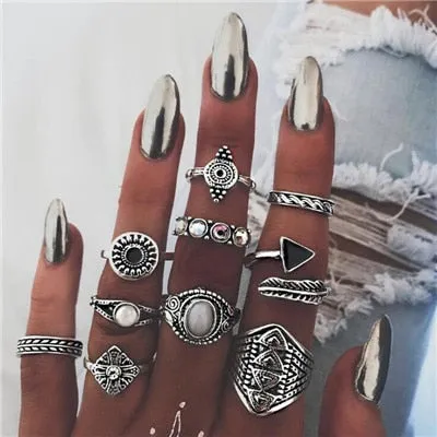 Boho Chic Tribal  Ring Sets