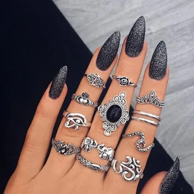 Boho Chic Tribal  Ring Sets