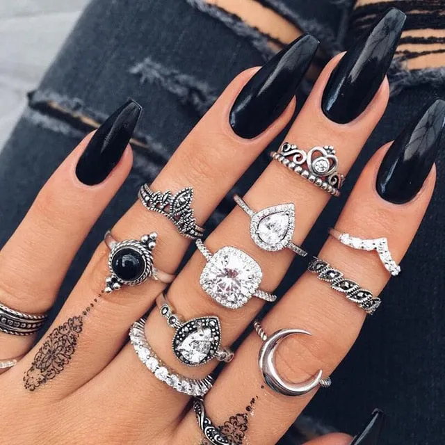 Boho Chic Tribal  Ring Sets