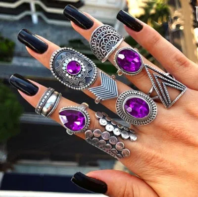 Boho Chic Tribal  Ring Sets