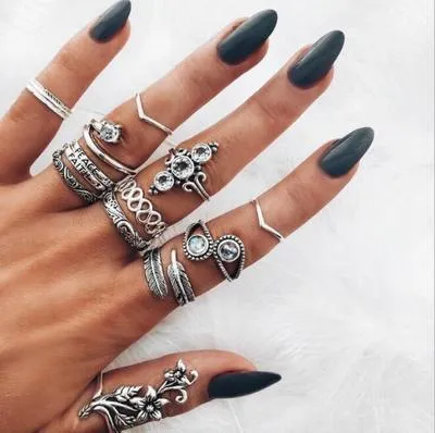 Boho Chic Tribal  Ring Sets