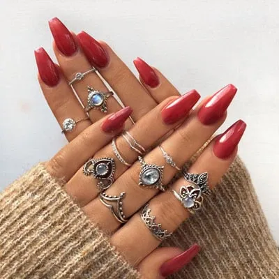 Boho Chic Tribal  Ring Sets