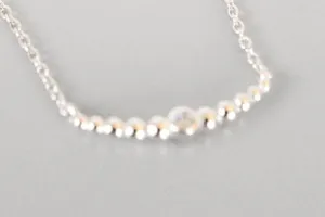 Bonnie Silver Pearl Necklace 18k