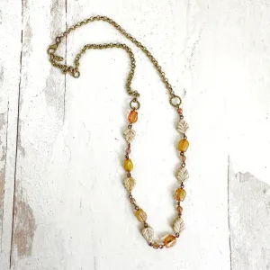 Bronze Beaded Chain