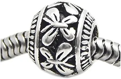 Butterflies Spacer Charm Bead for Bracelets