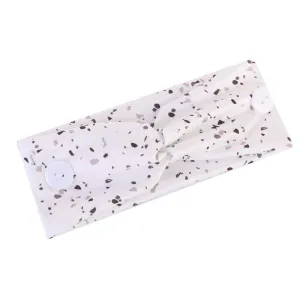 Button Sweat-absorbent Yoga Headband Fitness Forehead Band Anti-seize Headband Elastic Mask Sports Headband Comfort Hairband