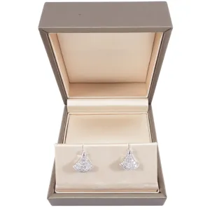 Bvlgari Divas Dream 18k White Gold Diamond Stud Earrings
