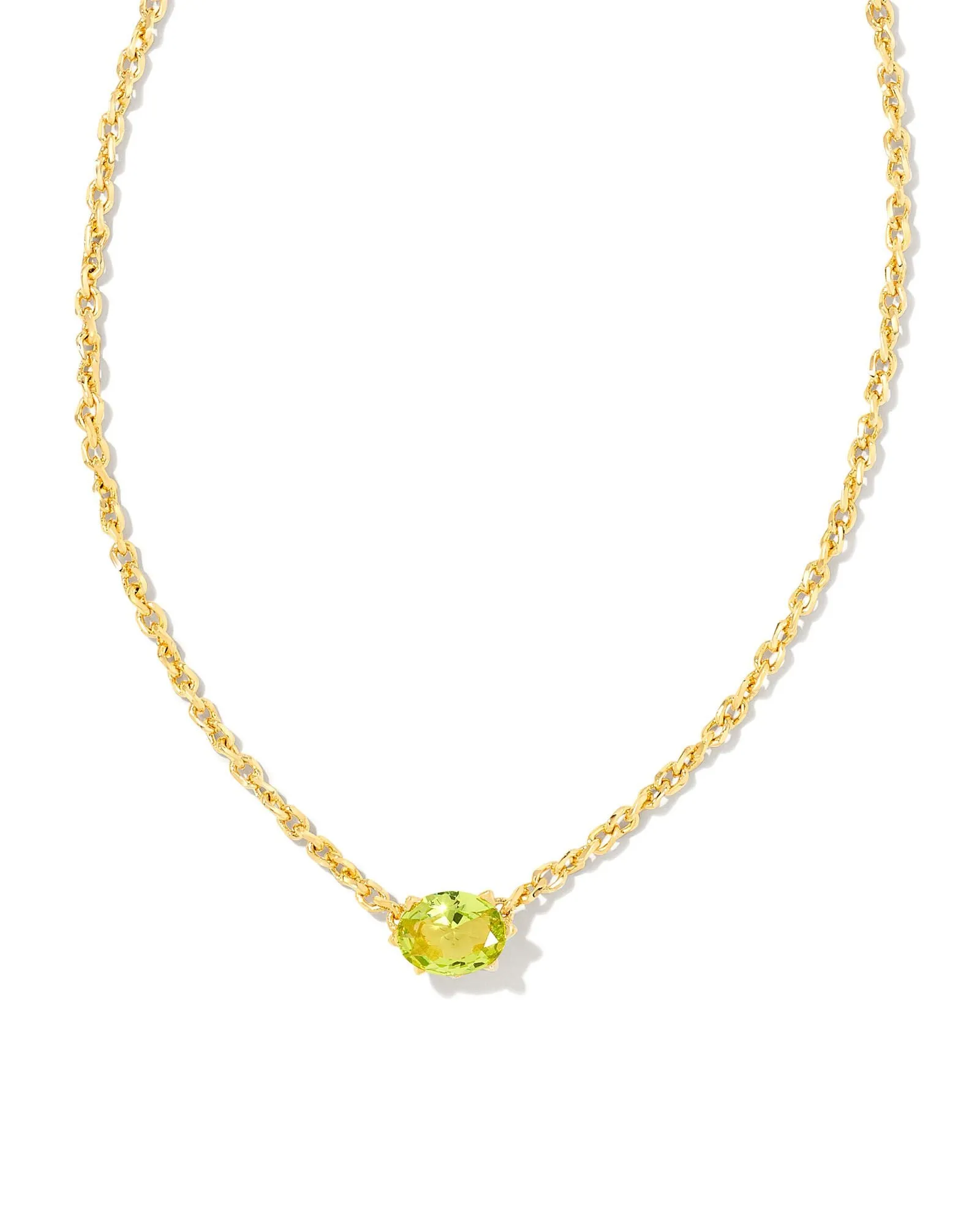 Cailin Crystal Pendant Birthstone Necklace