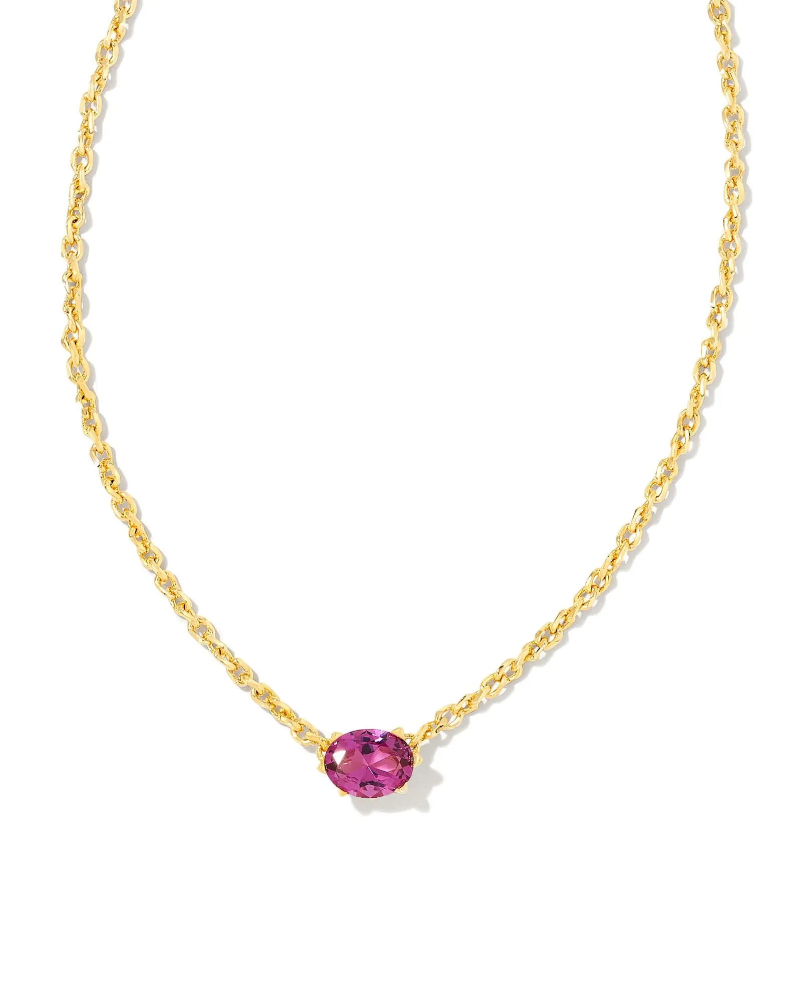 Cailin Crystal Pendant Birthstone Necklace