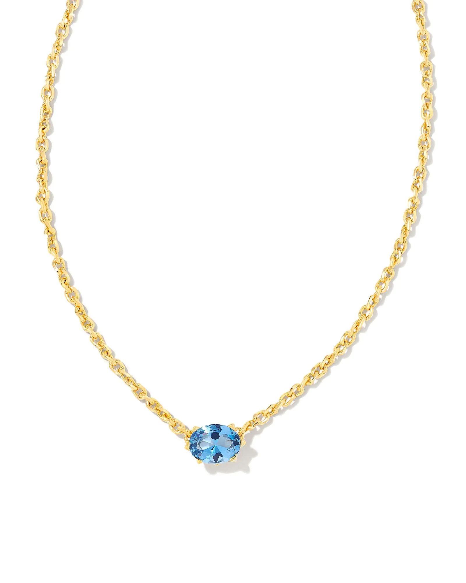 Cailin Crystal Pendant Birthstone Necklace