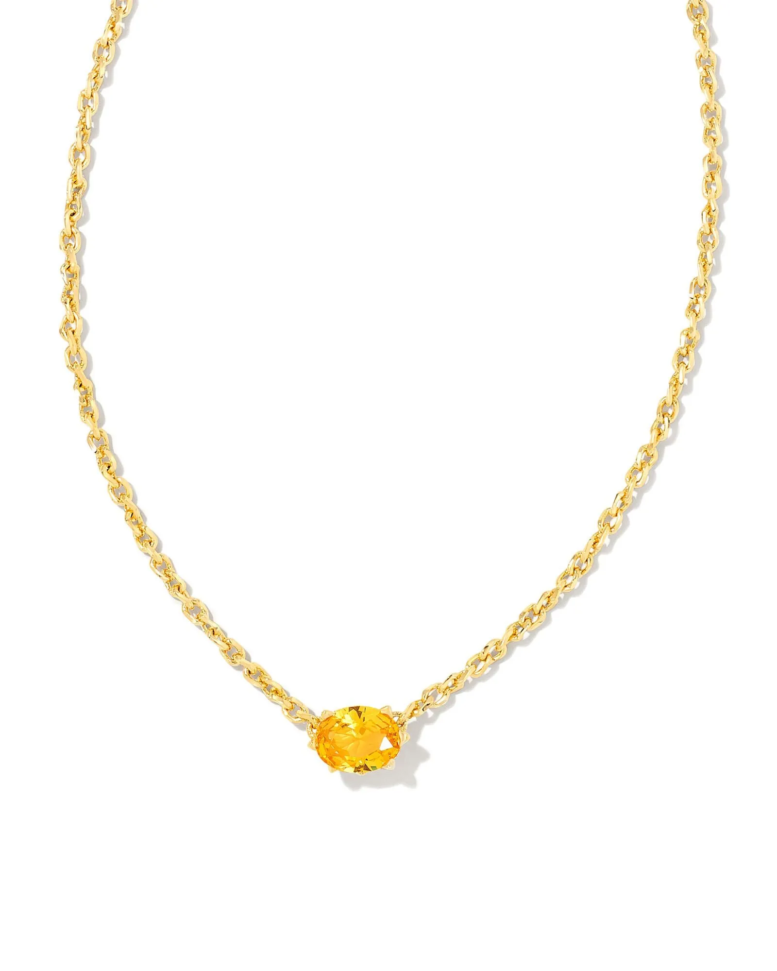 Cailin Crystal Pendant Birthstone Necklace