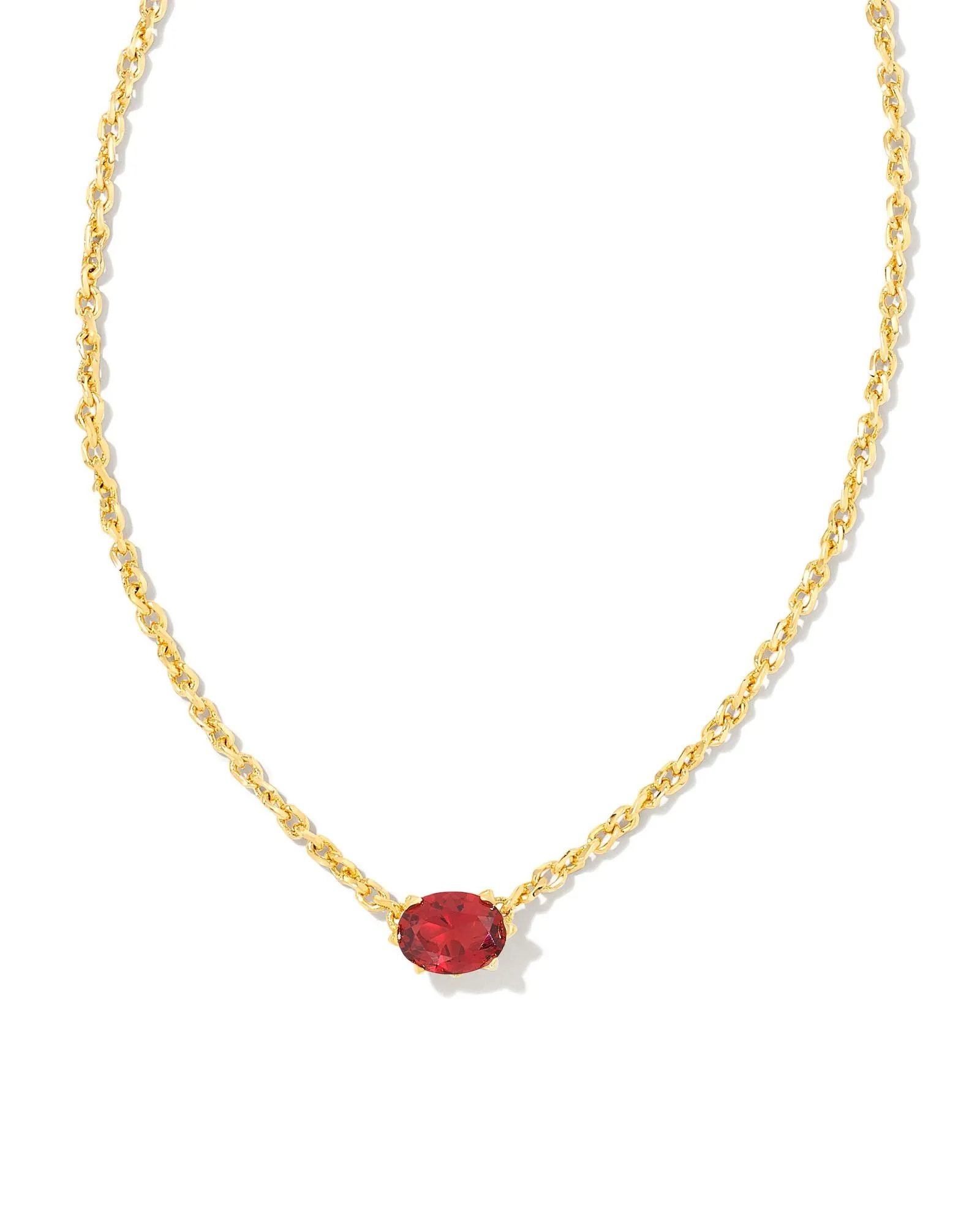Cailin Crystal Pendant Birthstone Necklace
