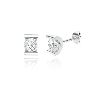 Chanel studs Brilliant Cut Diamonds Earrings