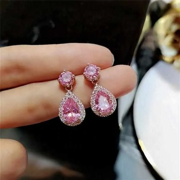 Charming Zircon Stud Earrings For Ladies