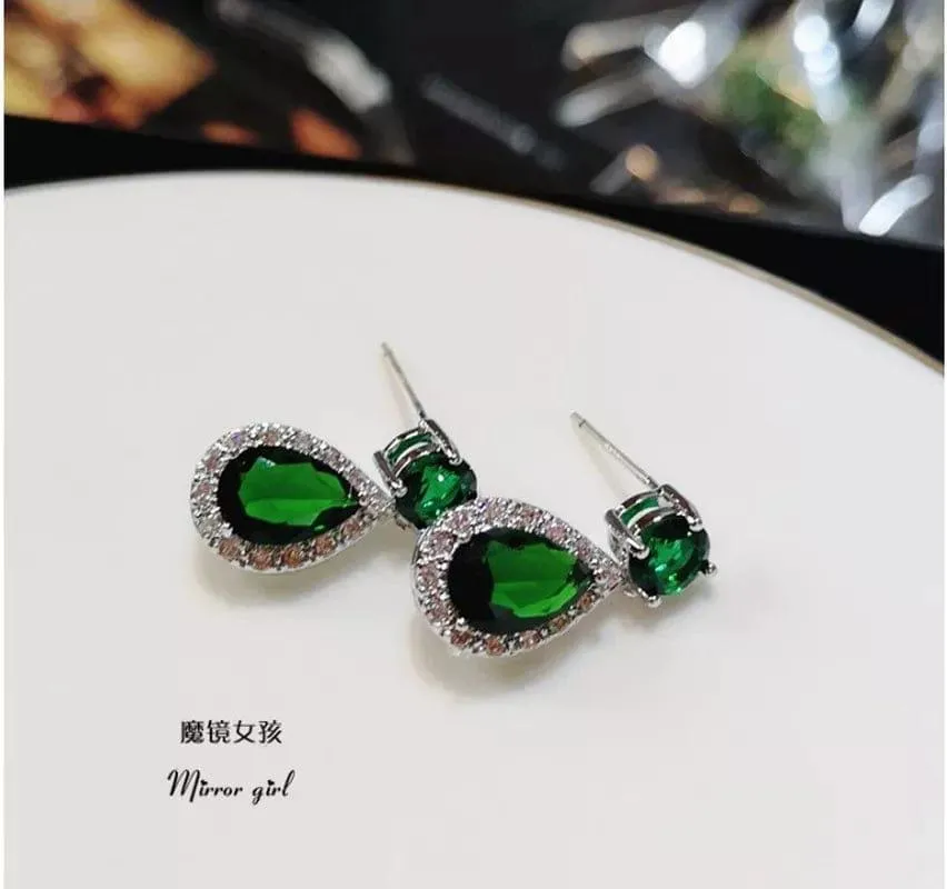 Charming Zircon Stud Earrings For Ladies