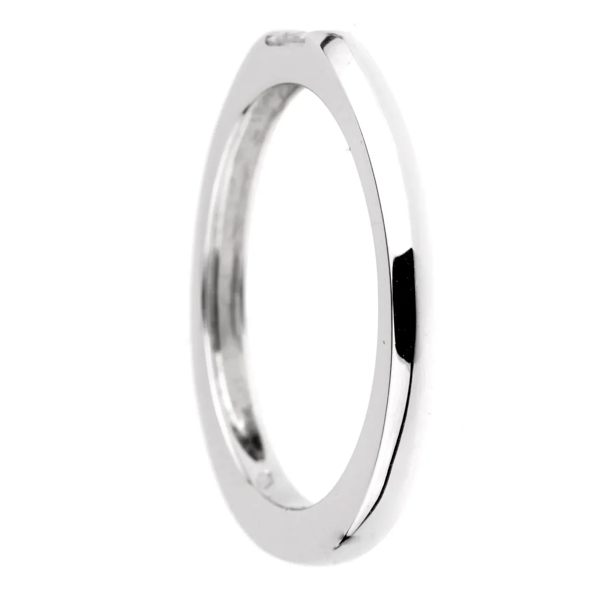 Chimento White Gold Diamond Baguette Ring