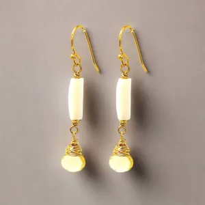 Citrine MOP Earrings