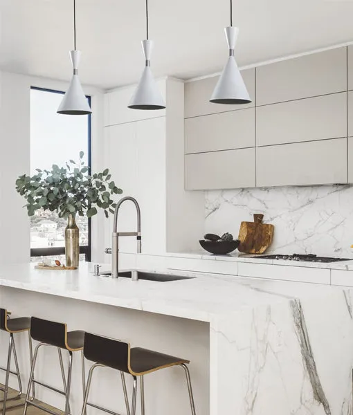 Classic Aluminium Pendant White
