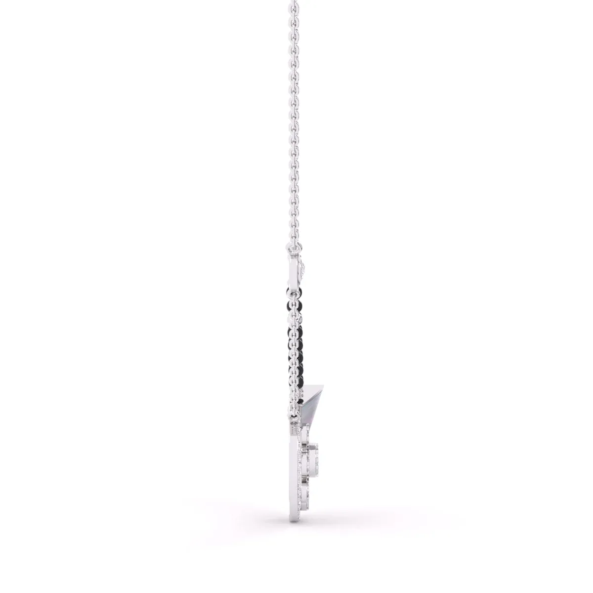 Classic Glimmering Round Diamond Mangalsutra