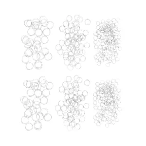 CLASSIC JUMP RINGS SILVER 200PC