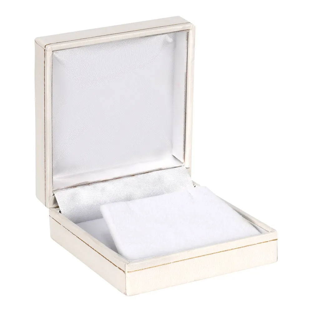 Classic Leatherette Earring and Pendant Box