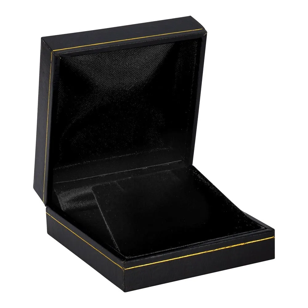 Classic Leatherette Earring and Pendant Box