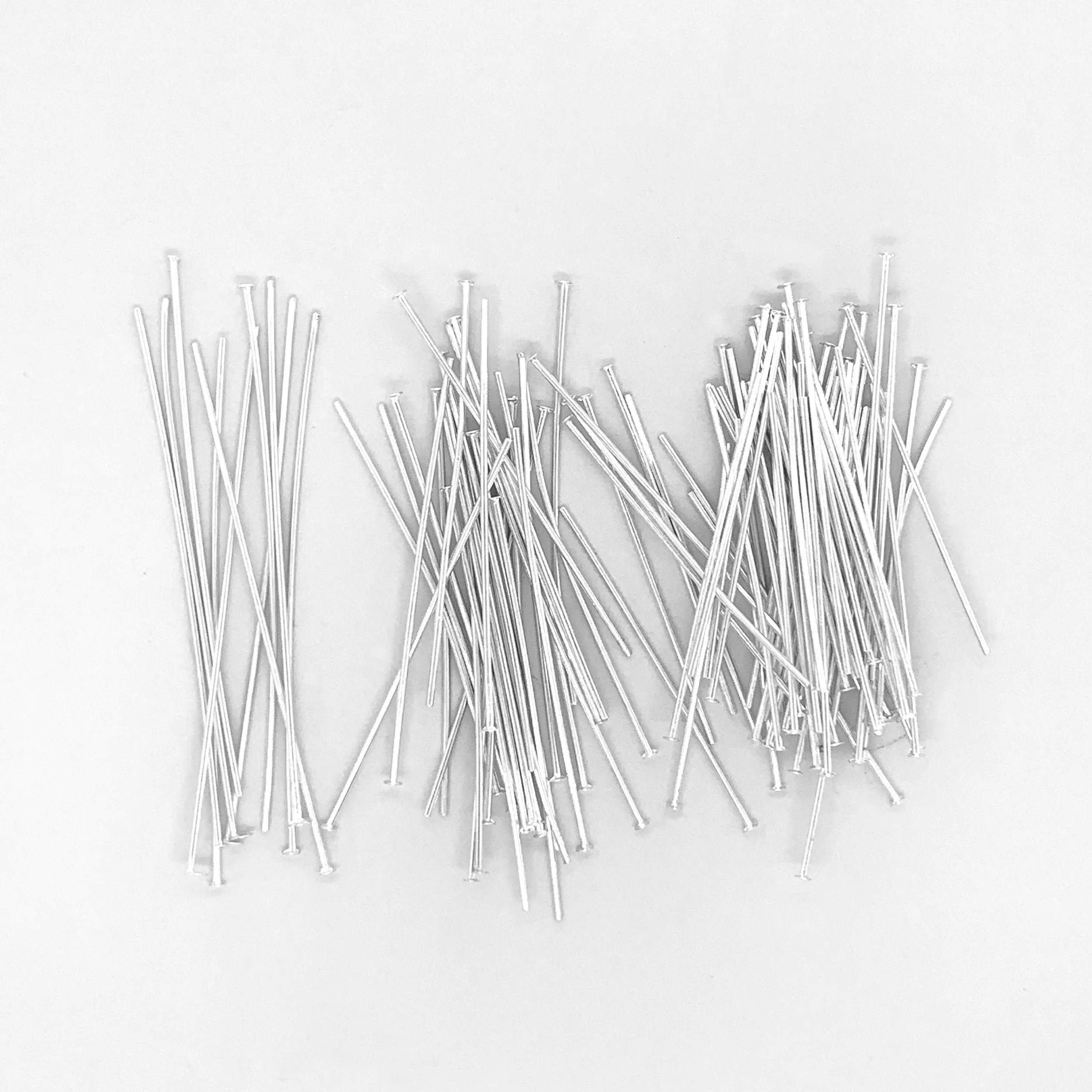 Classic Silver Headpins 100pc Assortment