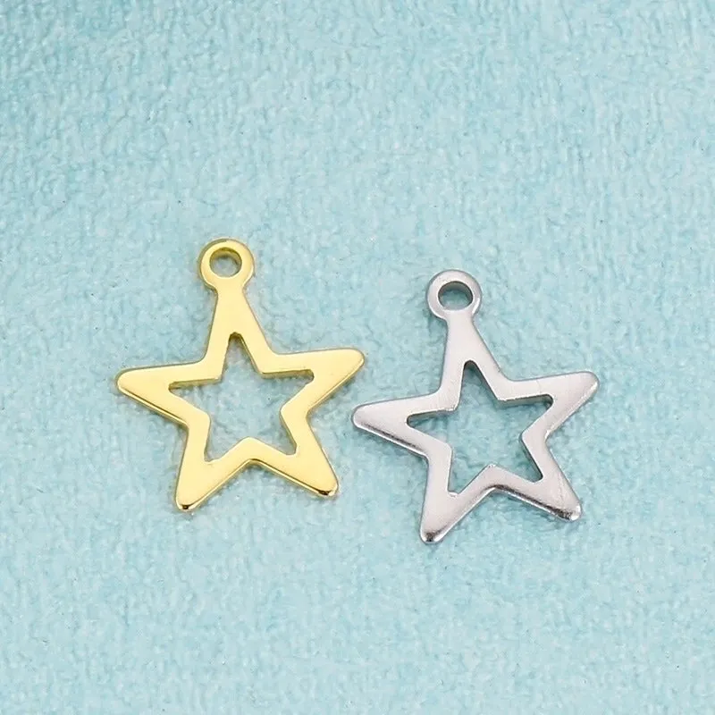 Classic Style Pentagram Stainless Steel Plating Jewelry Accessories
