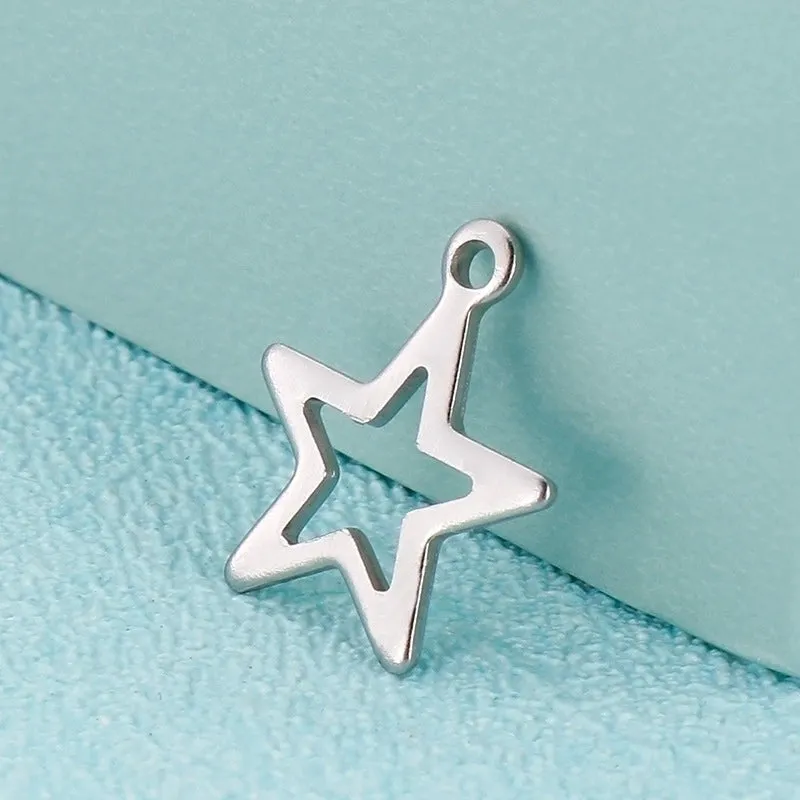 Classic Style Pentagram Stainless Steel Plating Jewelry Accessories