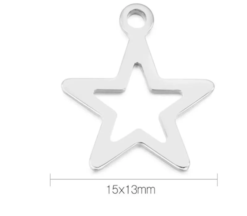 Classic Style Pentagram Stainless Steel Plating Jewelry Accessories
