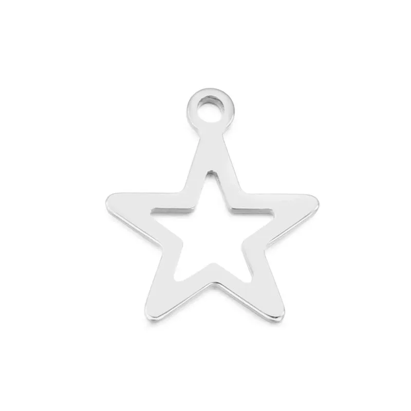 Classic Style Pentagram Stainless Steel Plating Jewelry Accessories