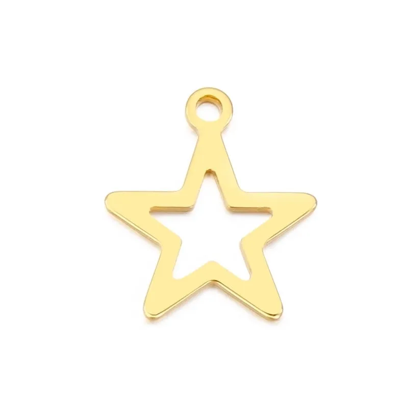 Classic Style Pentagram Stainless Steel Plating Jewelry Accessories