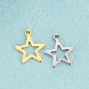 Classic Style Pentagram Stainless Steel Plating Jewelry Accessories