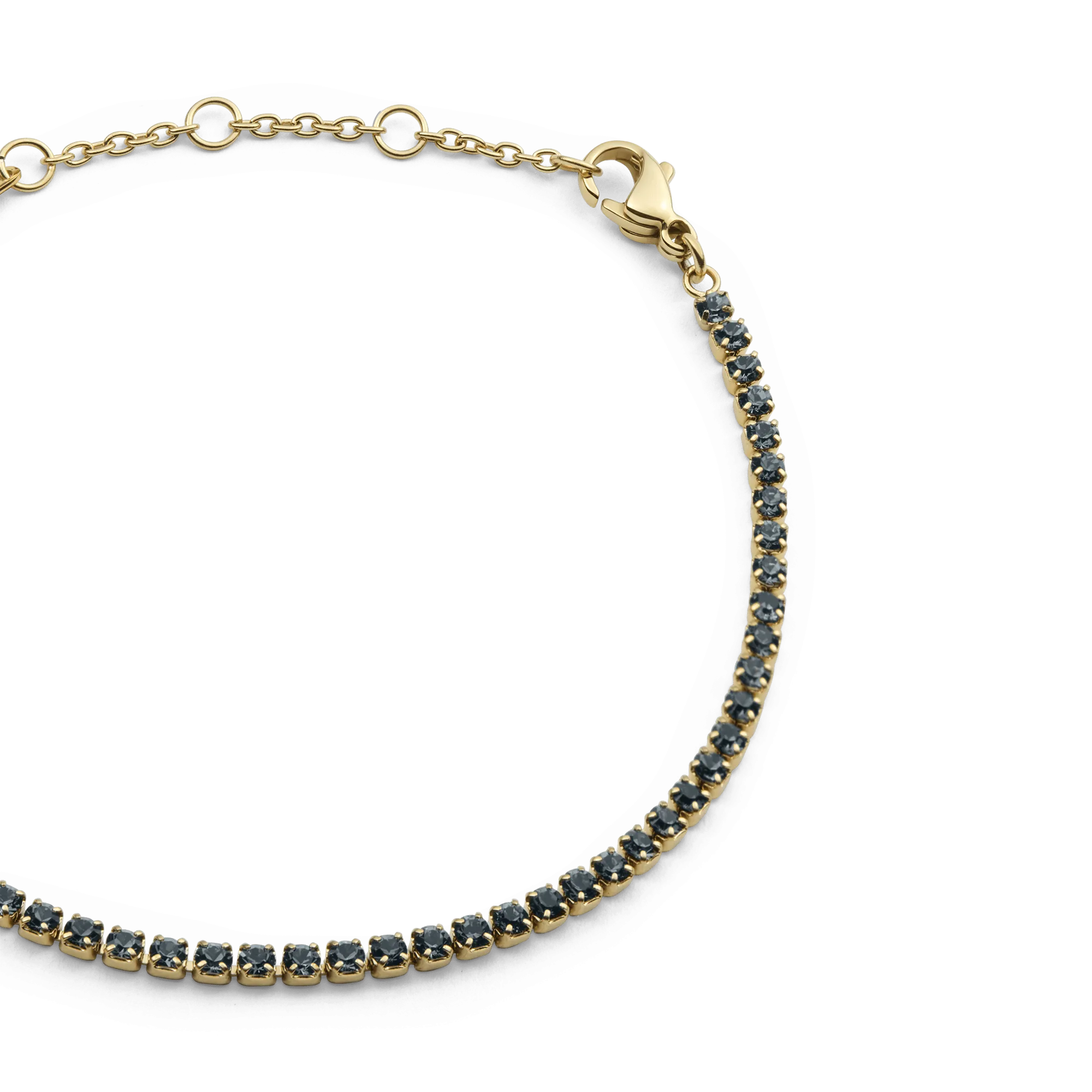 Classic Tennis Bracelet Nightfall Gold