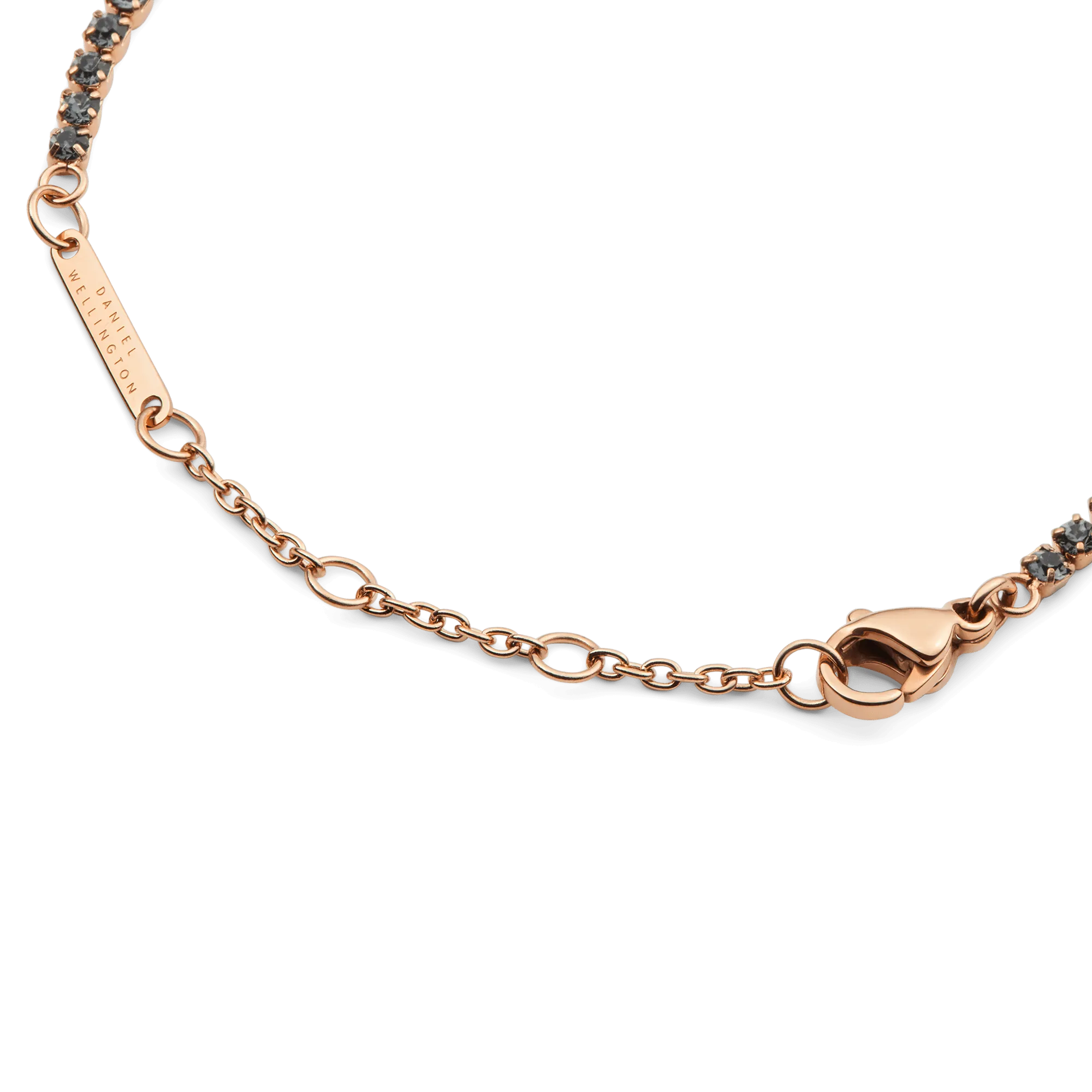 Classic Tennis Bracelet Nightfall Rose Gold