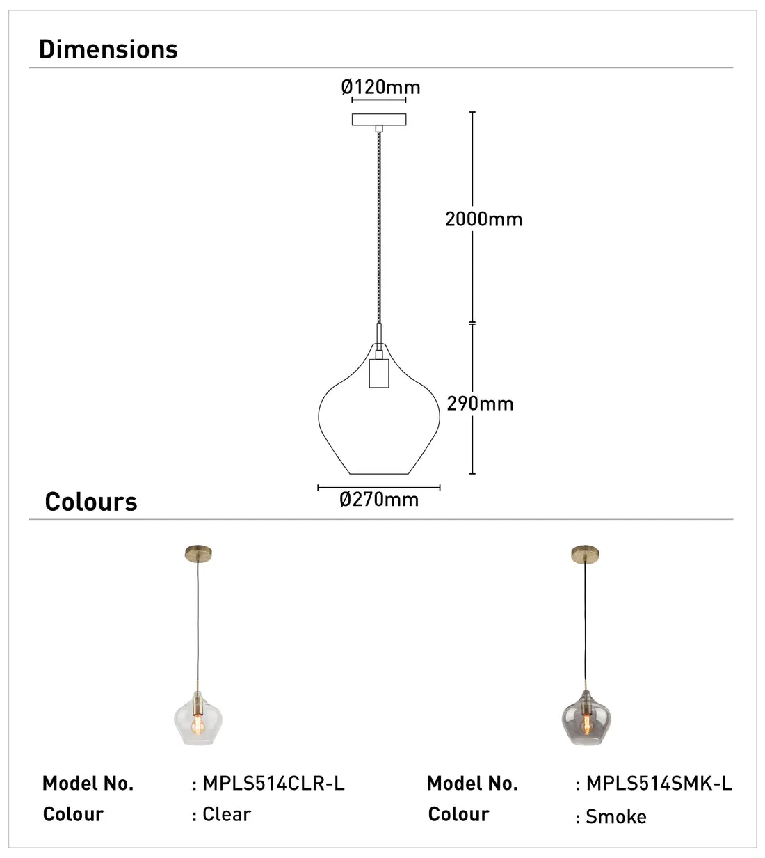 Clearance - Mercator Darby Pendant