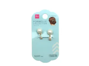 Clip On Earrings Artificial Pearl Simple
