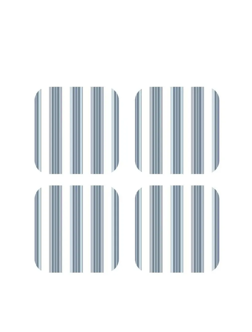 Coastal Stripes Coasters (Set of 4)