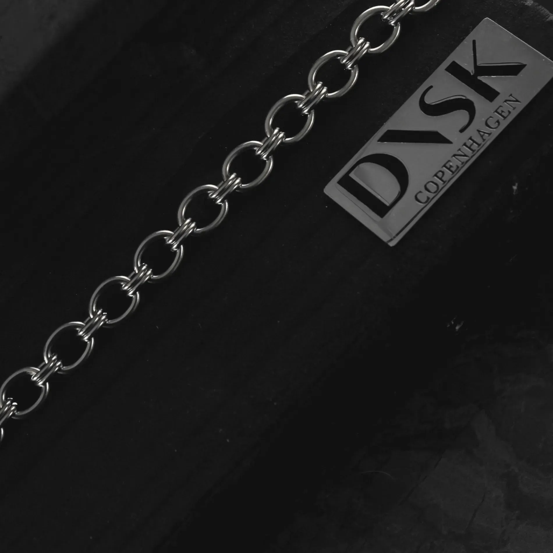 Courage Waterproof Smooth Link Bracelet Silver Plating