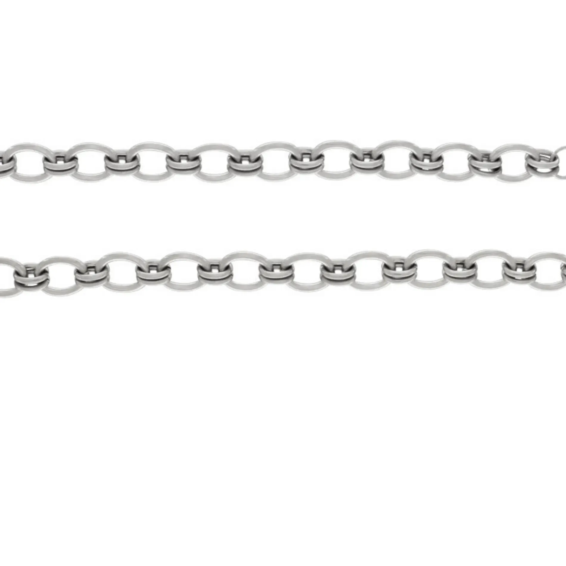 Courage Waterproof Smooth Link Bracelet Silver Plating