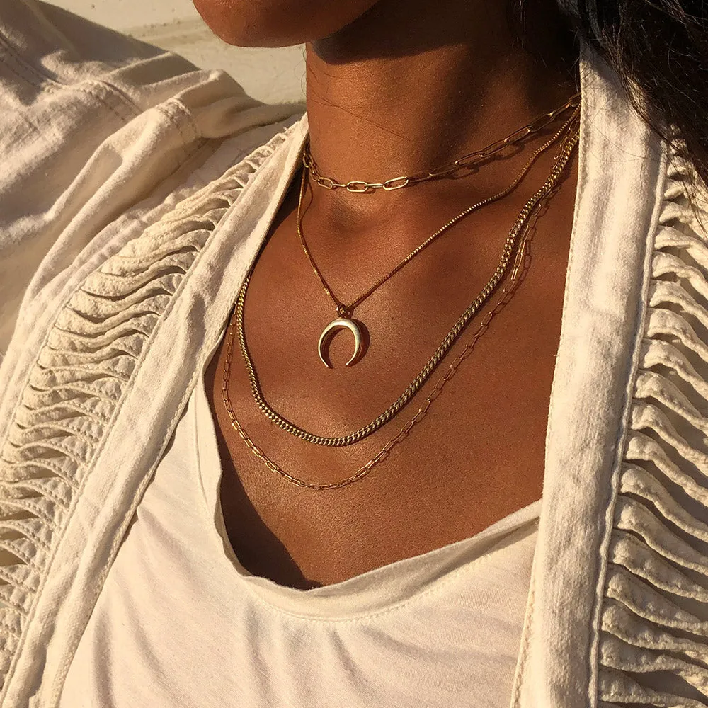 Crescent Horn Necklace