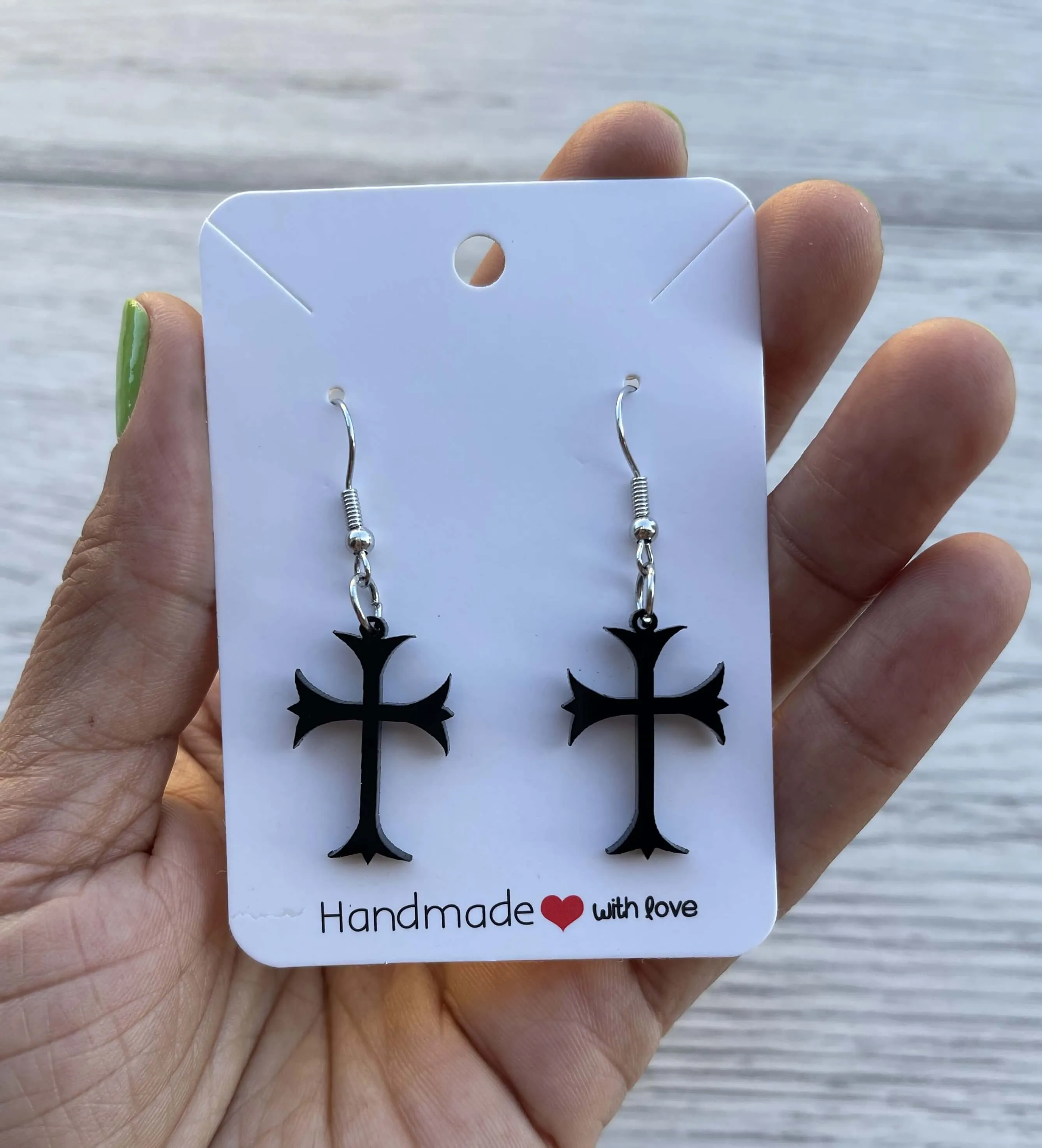 Cross Halloween Earrings for Women Gift Halloween Jewelry
