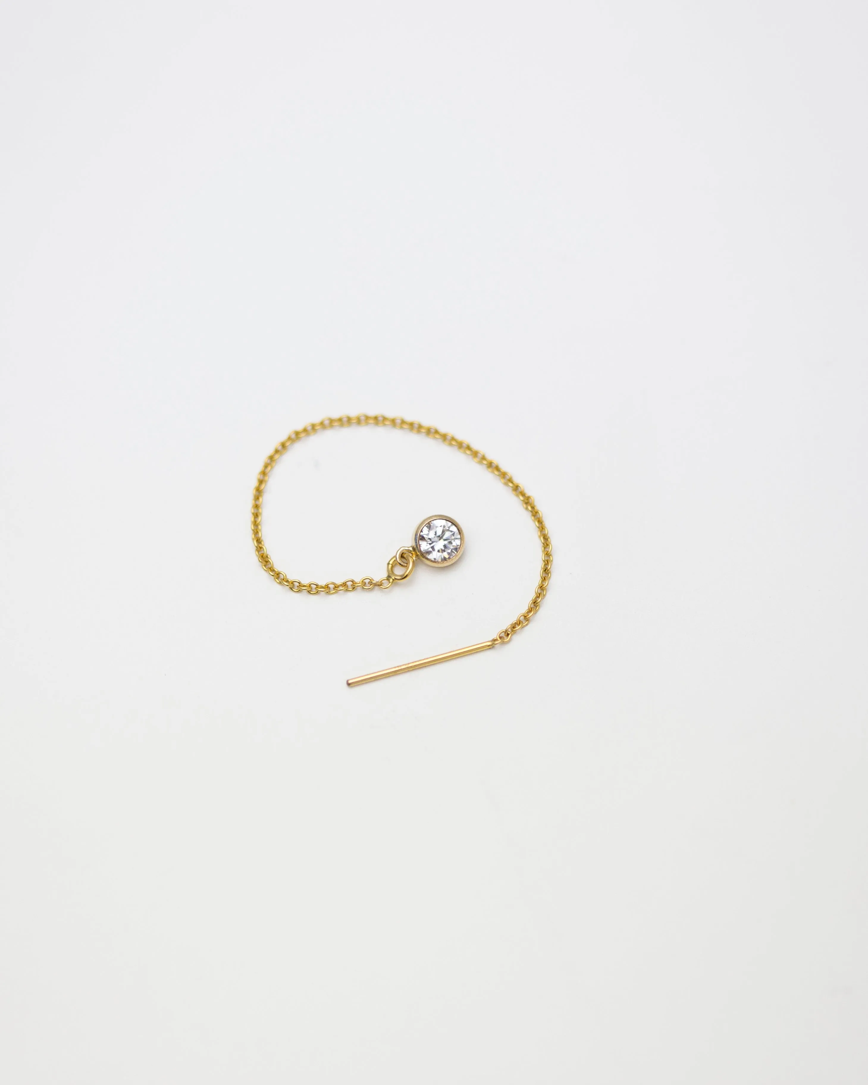 CZ Threader Earrings